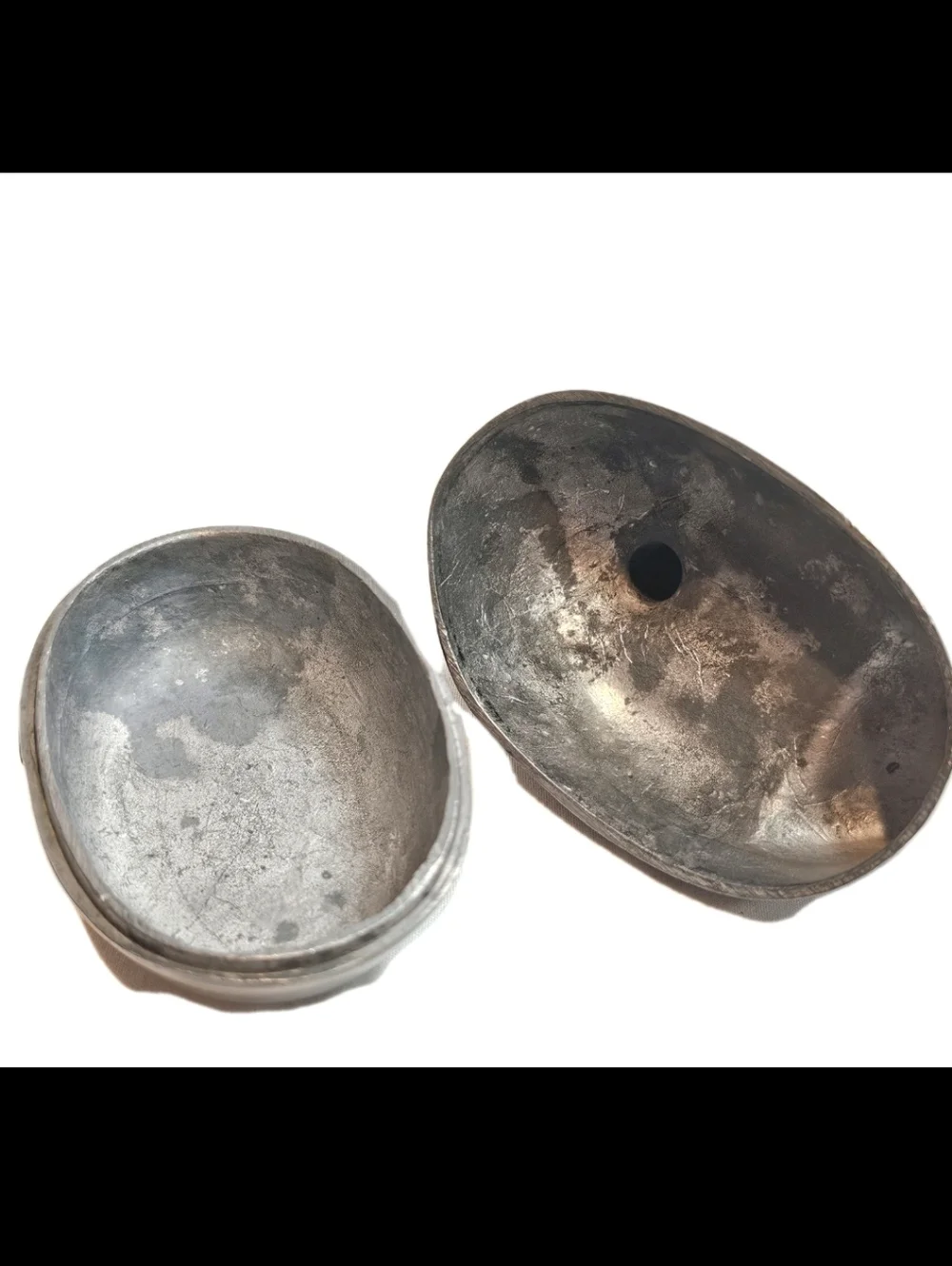 Vintage Collectible Rustic Pewter & Brass Duck Trinket Jewelry Decorative  Box